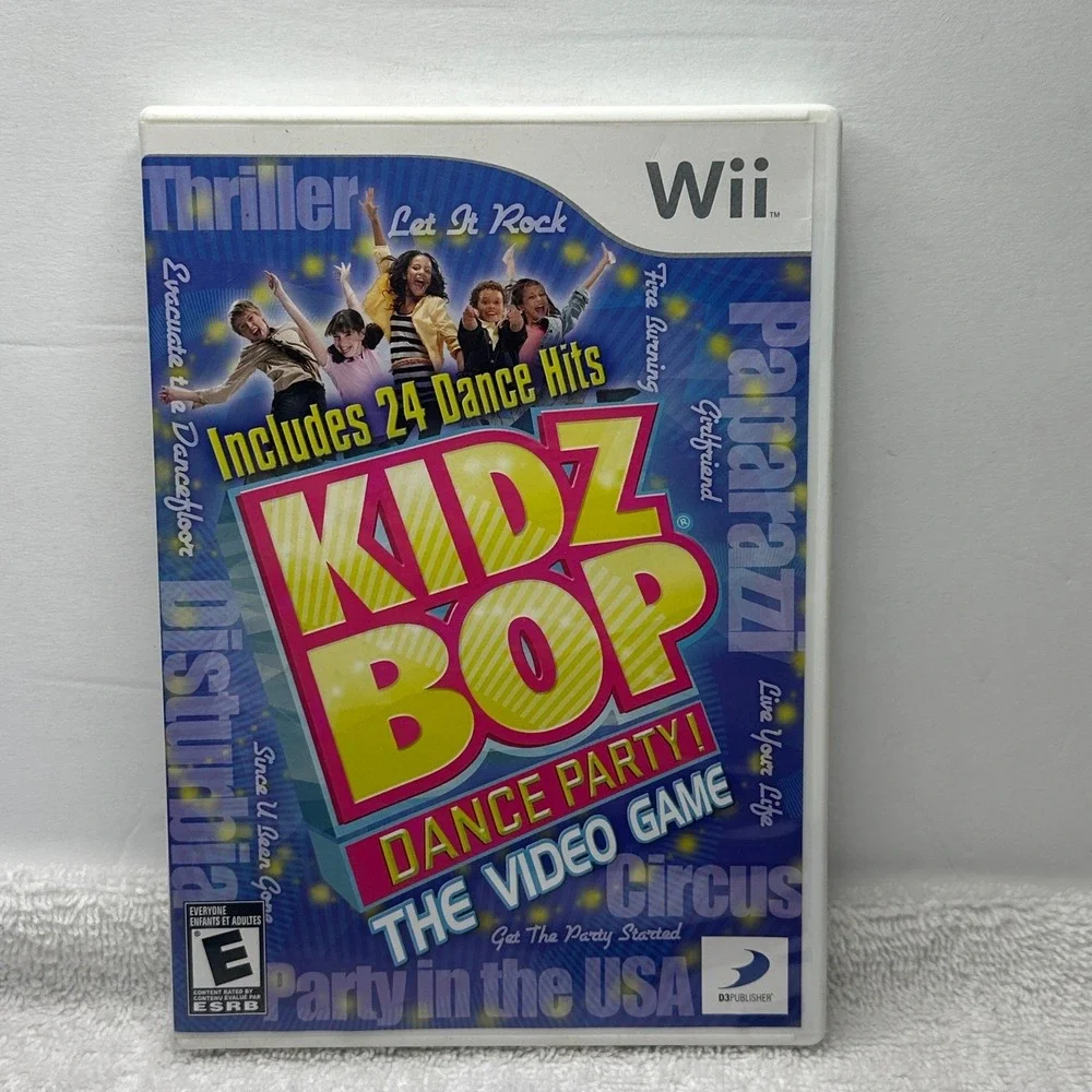 Nintendo Wii Game Lot: Carnival Games, Disney All Star, Kidz Bop, Deal No Deal